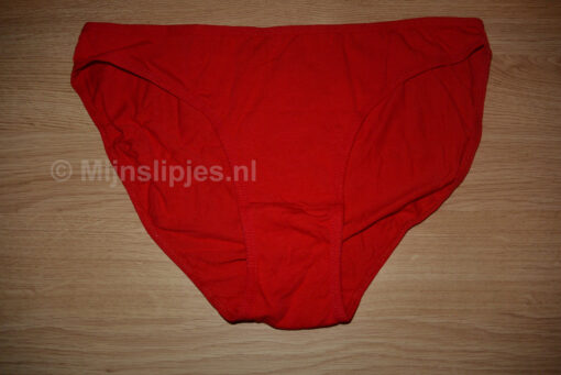 Katoenen Slipje - Rood