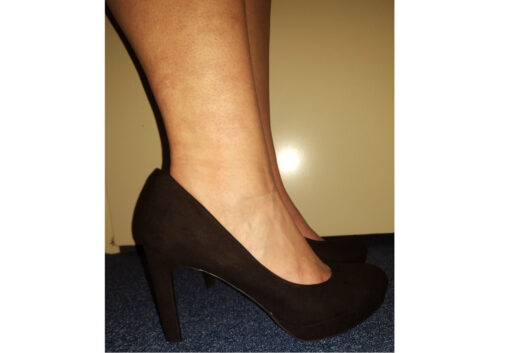Gedragen Suède-look Pumps