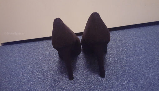 Gedragen Suède-look Pumps