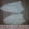 Gedragen Dunne Sportsokken (wit en huidkleur)