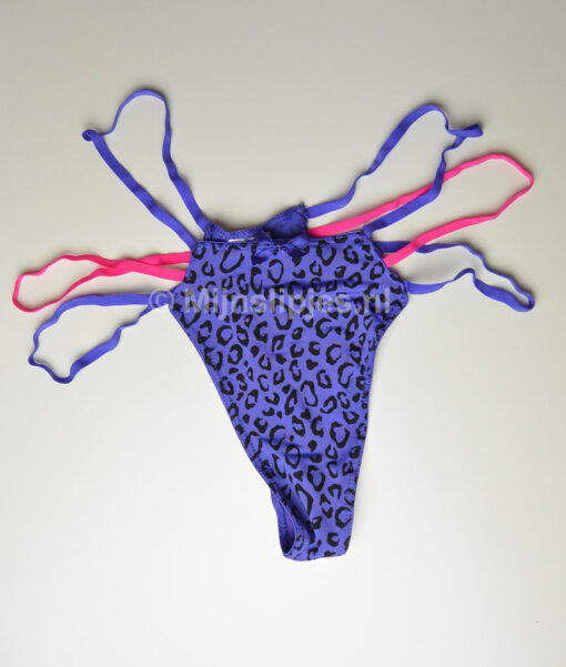 Sexy Luipaard String Paars