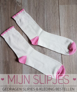 Erg leuke sokken met roze