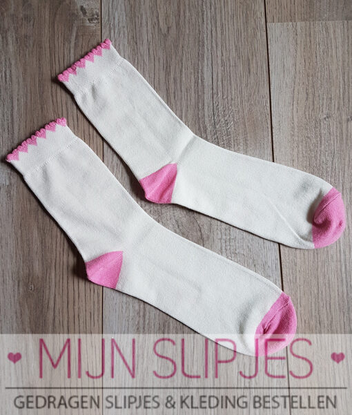 Erg leuke sokken met roze