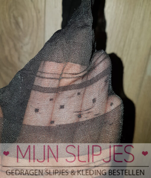 Erg mooie zwarte gedragen pantysokjes - Afbeelding 2