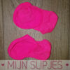 Fluor roze sport kousenvoetjes