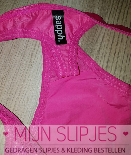 Lederlook merk string - Afbeelding 3