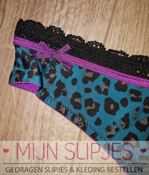 Luipaardprint merk string - Afbeelding 2