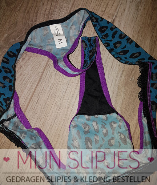 Luipaardprint merk string - Afbeelding 3