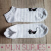 Schattige sneakersokjes met katjes