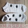 Schattige sneakersokjes met kattenkopjes
