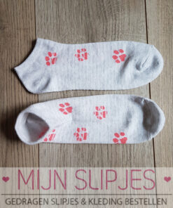 Schattige sneakersokjes met kattenpootjes