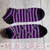 Sneakersokjes met kattenkopjes