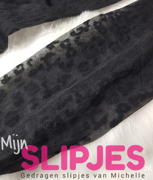 Gedragen panty panterprint - Afbeelding 3