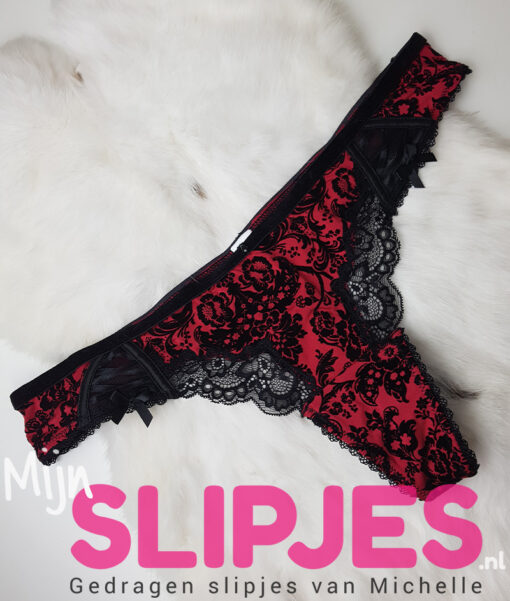 Mijn string van luxe materiaal gedragen voor jou